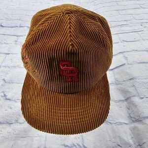 Stevenson Ranch SR Snapback Hat Unisex OS Brown Corduroy Not My First Rodeo